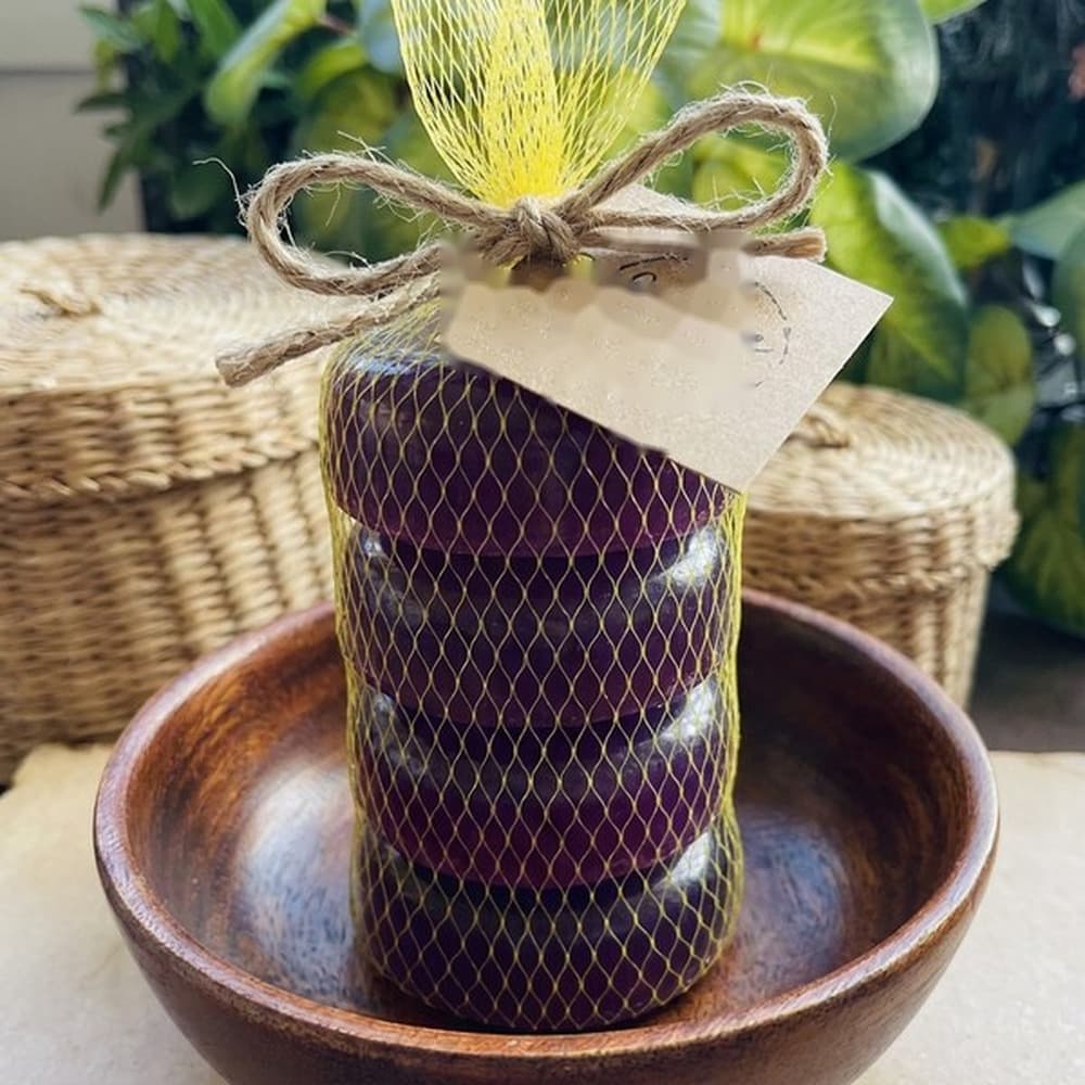 Kit 4 Sabonetes Artesanais Glicerinados - Aroma Uva — imagem 1
