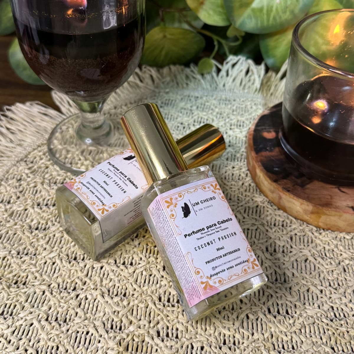 Perfume para Cabelos Baunilha e Caramelo 30ml — imagem 1